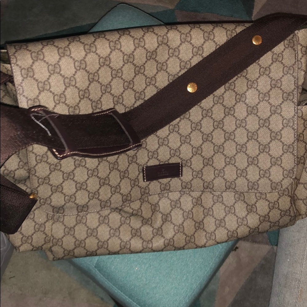Authentic Designer Gucci Diaper/Travel bag.